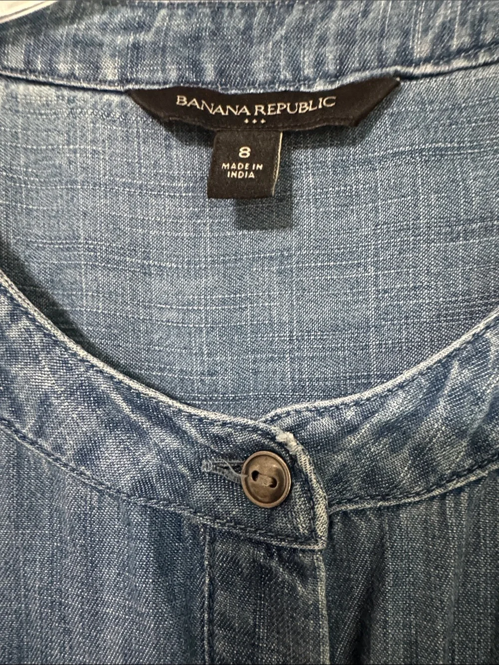 Banana Republic Light Blue Denim Dress - Picture 2 of 7